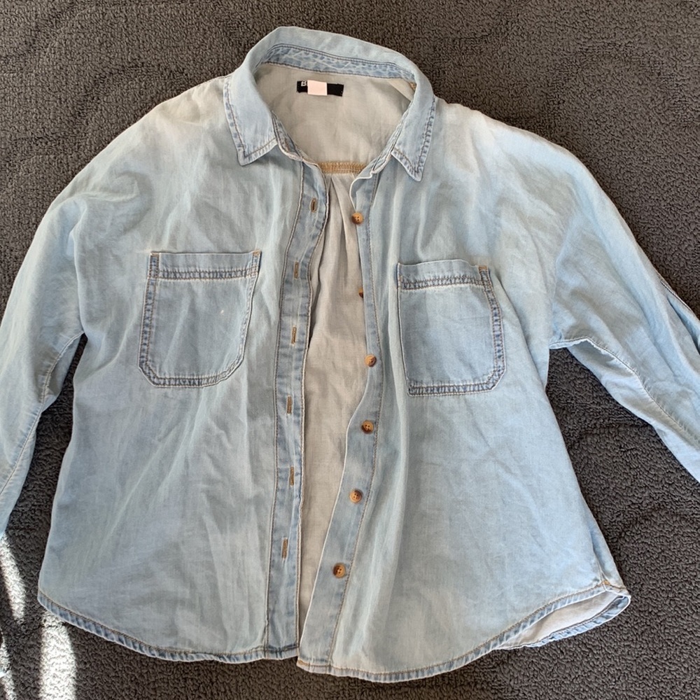 BDG size small - denim button down shirt